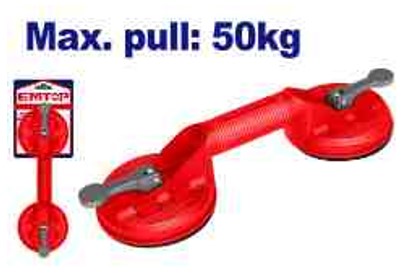 Sucker 50kg Max Pull, 115mm Cup Diameter, ABS Handle, Color Sleeve Packed